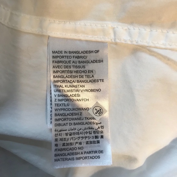 Calvin Klein two pocket long sleeve White Shirt. - Picture 6 of 14